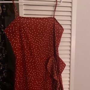 RED POLKA DOT DRESS